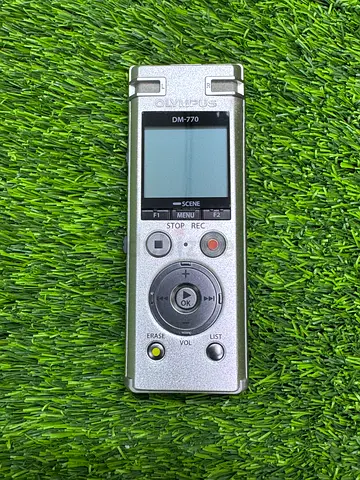 OM SYSTEM Olympus Voice Recorder DM-720 with 4GB, Micro SD Slot, USB Charging, Direction PC Connecti