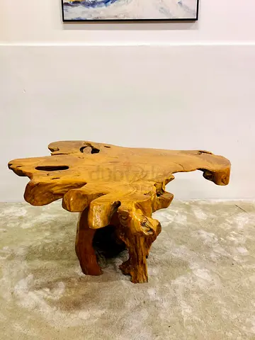 Antique solid wood coffee table