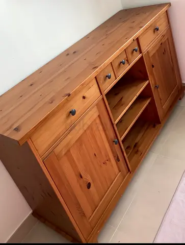 Solid Wood Storage Cabinet