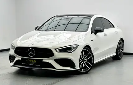 2023 Mercedes Benz CLA35 AMG 4MATIC, 2027 Mercedes Warranty + Service Pack, Very Low Km, GCC