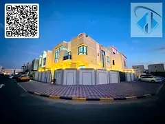 Corner villa for sale, large area, with electricity, water, and air conditioning, at an excellent pr
