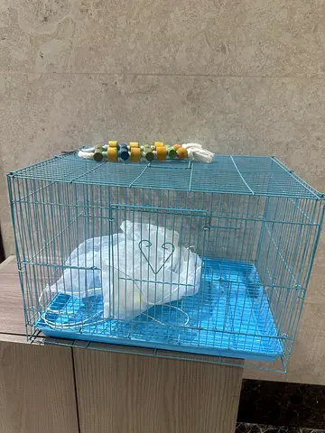 Large Blue Pet Cage