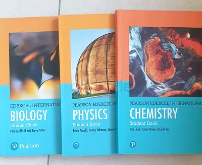 Pearson Edexcel International GCSE Student Books — Chemistry, Biology, Physics, Maths (set)