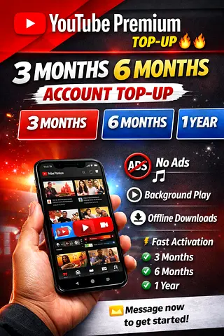 YouTube Premium Subscription Top-Up