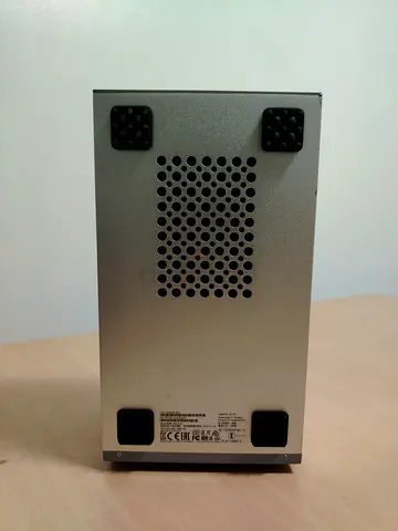 Silver desktop external hard drive / enclosure - working  (Diskless)