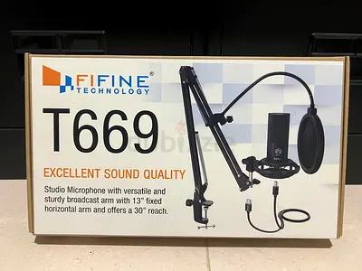 Studio Microphone (Boom Arm FI Fine Technology T669)