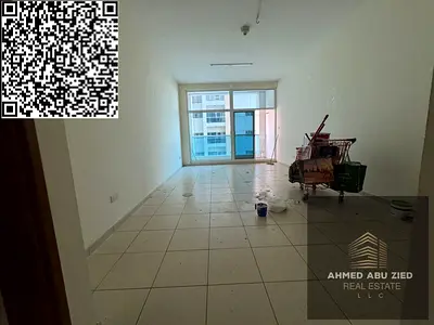 For rent, the largest 1-bedroom apartment in Ajman One Towers, Rashidiya 3, with a large master room, free parking, pool, garden, and a great price