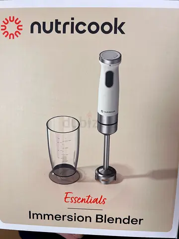 NutriCook Immersion Hand Blender with Measuring Beaker