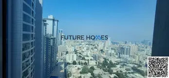 Luxury 2-Bedroom Flat with 1 Parking and a Huge Balconey for Rent in Corniche Tower Stunning S