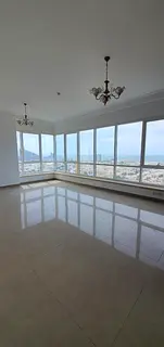 3-Bedroom Apartment for Rent with Free AC – Stunning Partial Sea &amp; Lagoon View in Al Majaz 3