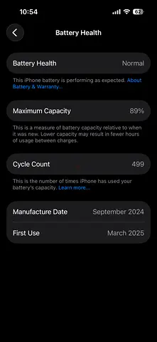 iPhone 15 128 GB Like New | 89% Battery | Box + Charger