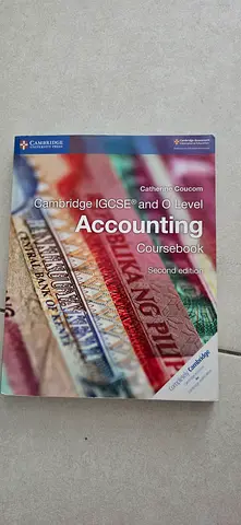 Cambridge IGCSE  O Level Accounting Coursebook (2nd Edition) - Catherine Coucom