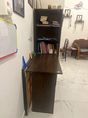 Book shelf cum study table