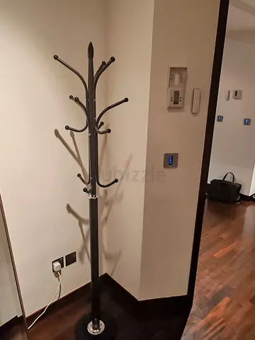 Stylish Black Coat Rack for Home or Office