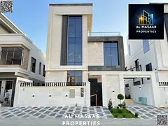 Opposite Al Rahmaniya, Sharjah, a villa in a prime location - excellent finishes - spacious built-up