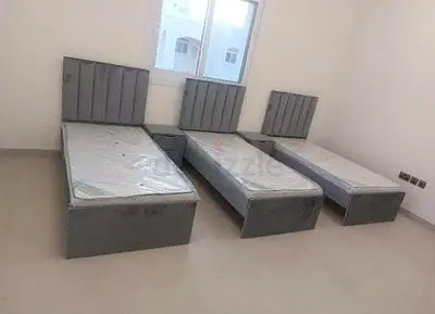 Set of Three Modern Twin Beds