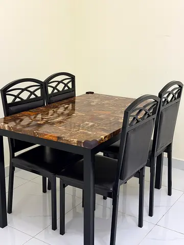Stylish Dining Table with Chairs
