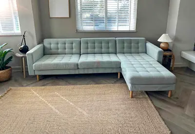 Excellent Perfect Condition Ikea Landskrona L shape sofa