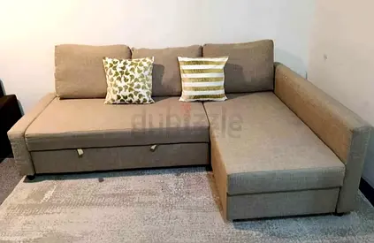 Comfortable L-Shaped Sofa with Storage