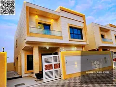 Luxurious first-time occupancy villa for annual rent in Al Yasmin area - 5 master bedrooms - maid