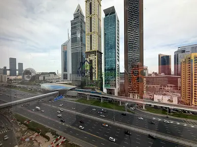 Sheikh Zayed Road Office | High Floor | Road View | 2 Parking | Near Metro