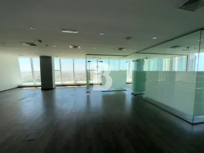 High Floor Premium Office|4Parking|Al Manara Tower
