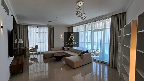 موقع مميز-اطلاله بحريه-تشطيب راقي-مسبح -جيم -باركن