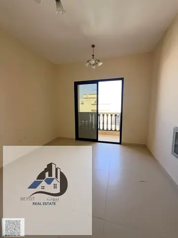 للايجار بعجمان استديو سنوي اول ساكن مع بلكونه