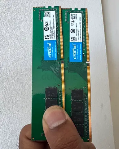 32GB (2×16GB) Crucial DDR4 2666MHz Desktop RAM | CL19 | 1.2V | Reliable Performance