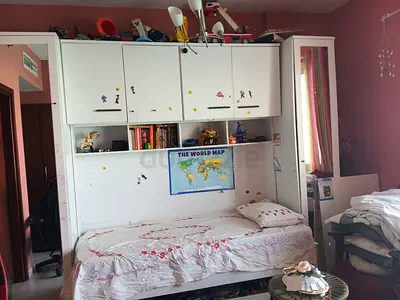 Spacious Wardrobe with Bed for Kids Room