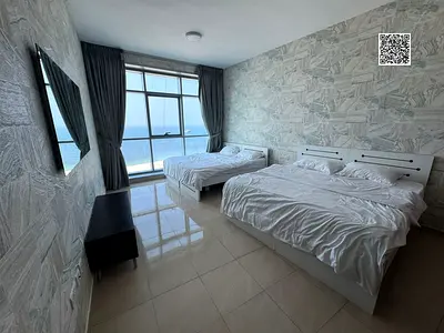 Charming 2 BR at Ajman Corniche Residences - Sea View & Balcony