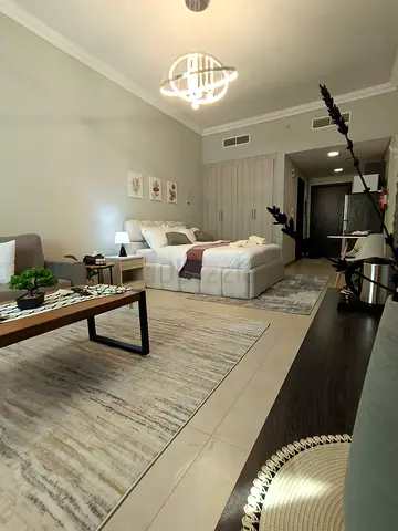 Studio fully new furnished - JVC - only 4000