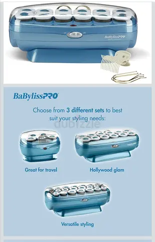 BaBylissPRO Jumbo Hot Rollers, Nano Titanium Hair Styling Tools  Appliances, 12 Count, (Pack of 1)