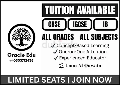 Tuition Classes for CBSE, IGCSE, and IB - Limited Seats Available