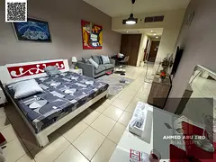 The most elegant, luxurious, and spacious studio in Ajman. Separate equipped kitchen, bathroom, swim