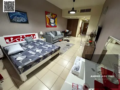 اشيك وافخم واكبر استوديو ف عجمان _مطبخ منفصل ومجهز _حمام _مع مسبح _حديقة _باركينج مجاني _صيانة كاملة علي المالك طول فترة الايجار _السعر الافضل بعجمان