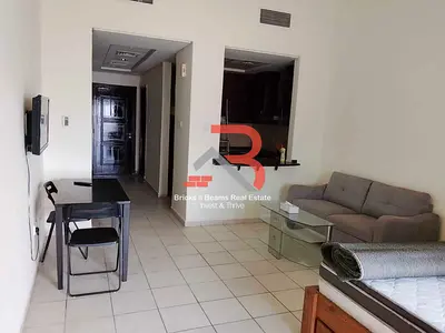 شقة استوديو | MED 67 ديسكفري جاردنز | إطلالة على الطريق | مفروشة جزئيًا