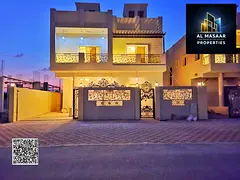 For sale: Villa near the mosque. One of the most luxurious villas in Ajman. Super deluxe constructio