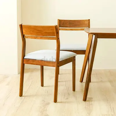 New Stylish Brown Dining Chair Set - NO TABLE