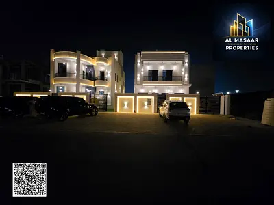 امتلك فيلا بدون دفعه مقدمه بتشطيب راقي جدا 5 غرف ماسترمع روف شامل رسوم التسجيل