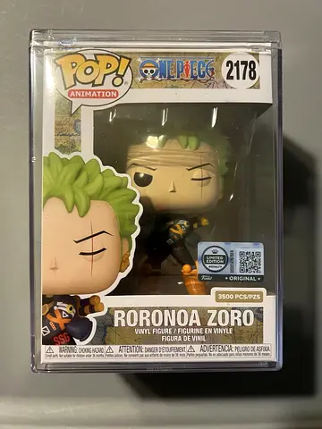 Ultra-Rare One Piece Funko Pop! Figure - Zoro Egghead #2178 (Royalty) LE