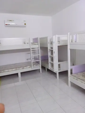 Modern White Bunk Bed for Gents