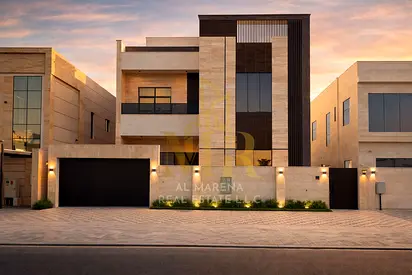 Modern two-story villa with a roof terrace, 5 master bedrooms, and elevator. Price includes air conditioning and is negotiable.