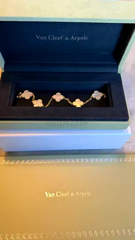Van cleef mother of pearl bracelet