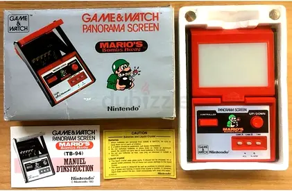 Mario Bombs Away Game Watch Nintendo 1983 CIB Complete