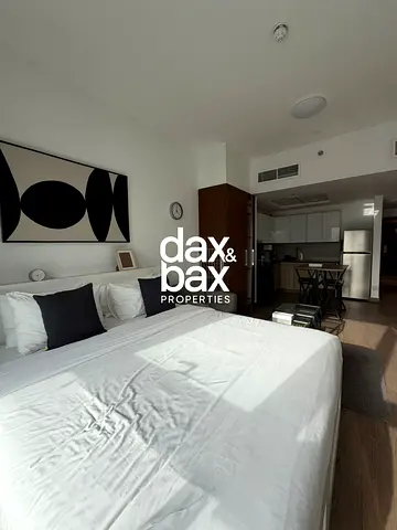 استوديو مفروش | AKA Residence JVC | إطلالة على وسط المدينة
