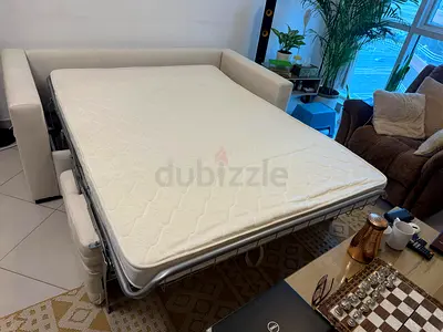 Premium quality two seater sofa bed with mattress