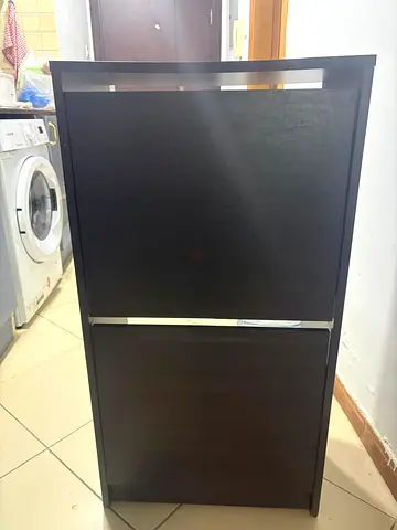 Shoe cabinet 49x29x93, dark brown