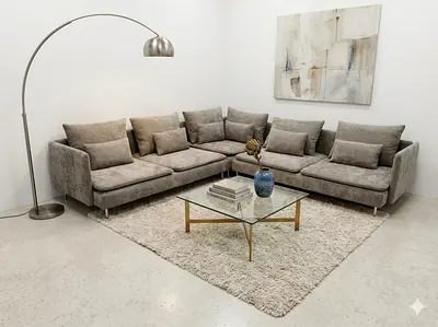 Ikea Soderhamn 6 seater corner sofa