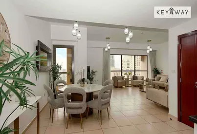 Marina view | 2-Bed | Furnished & Flexible Cheques